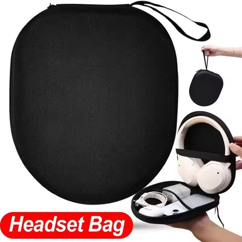 Headphone Case Hard - حقيبة تخزين عالمية للسماعات اللاسلكية فوق