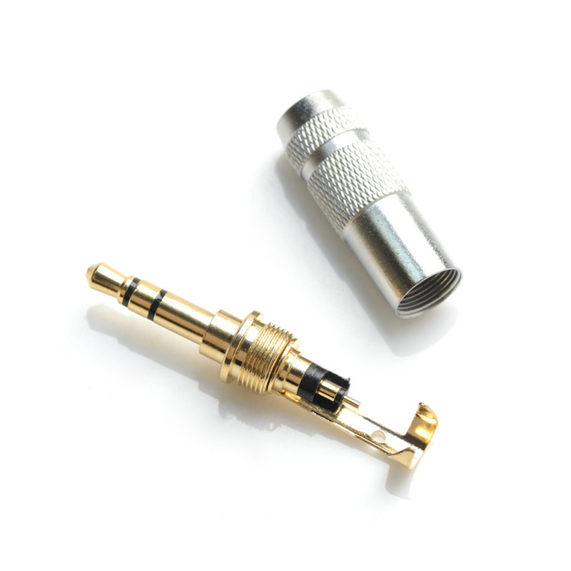 1 قطعة قابس صوت مطلي بالذهب 3. - مراجعة Audiophile Headphone Wired وسعره