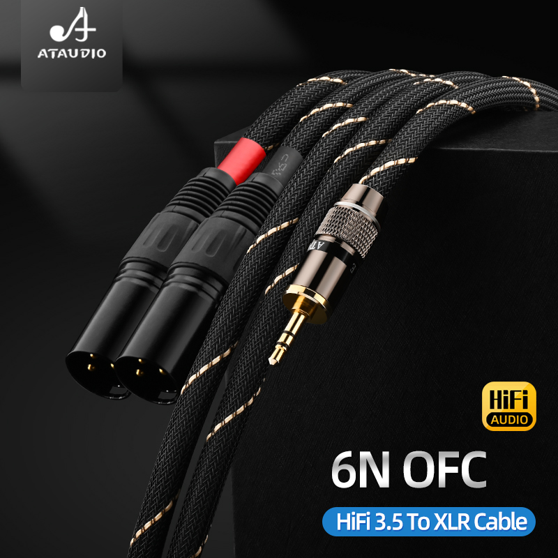 كابل صوتي عالي الجودة HiFi 3.5 - مراجعة Earphone Splitter Jack وسعره