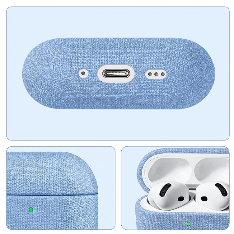 حافظة صلبة من القماش الخشن بلو - مراجعة Headphone Case Hard وسعره