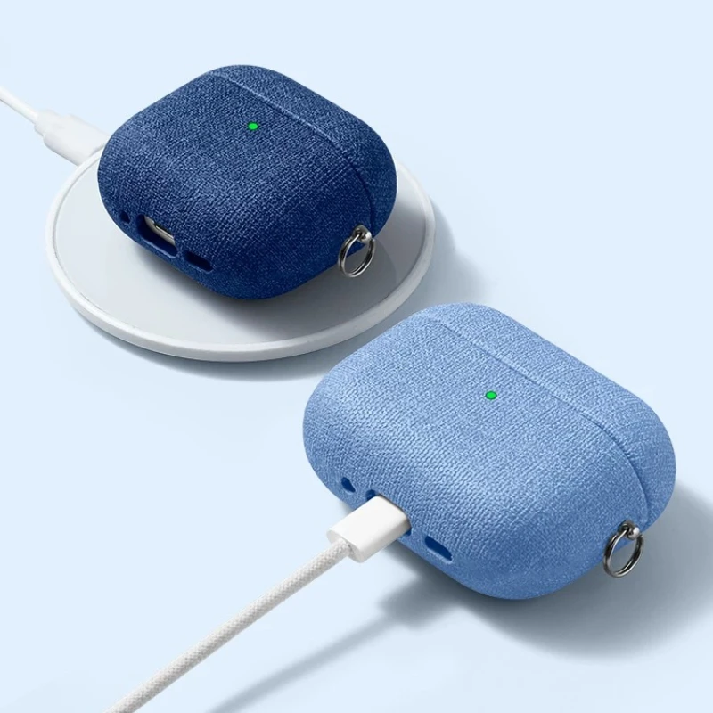 حافظة صلبة من القماش الخشن بلو - مراجعة Headphone Case Hard وسعره