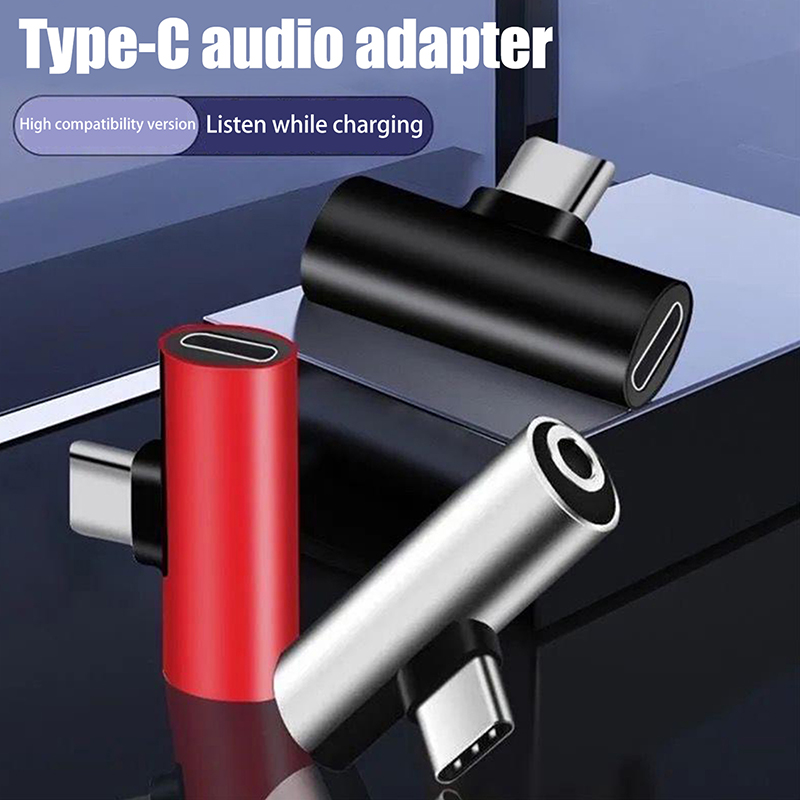 محول معدني من نوع USB-C إلى مق - مراجعة Earphone Splitter Jack وسعره