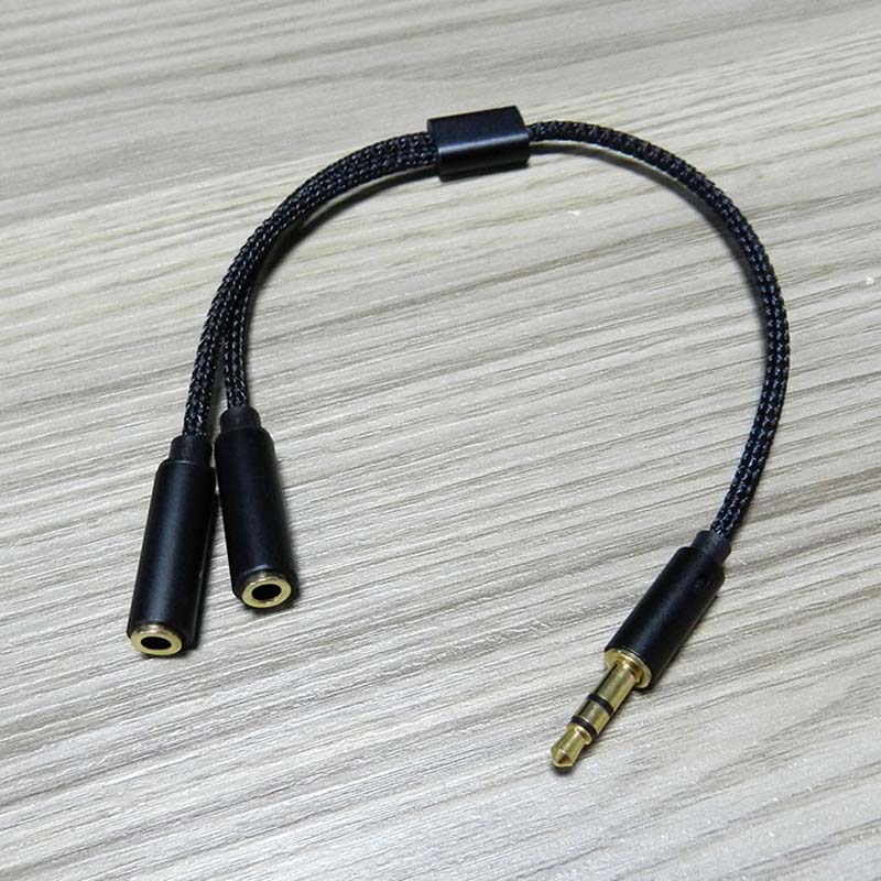 محول صوت 3.5 ملم على شكل حرف Y - مراجعة Earphone Splitter Jack وسعره