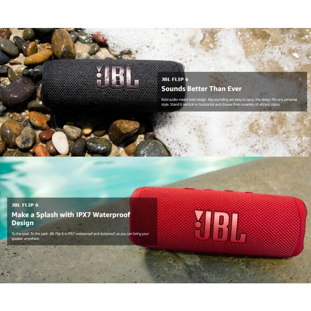 مكبر صوت JBL FLIP6 لاسلكي للاس - مراجعة Jbl Speaker Flip 6 وسعره