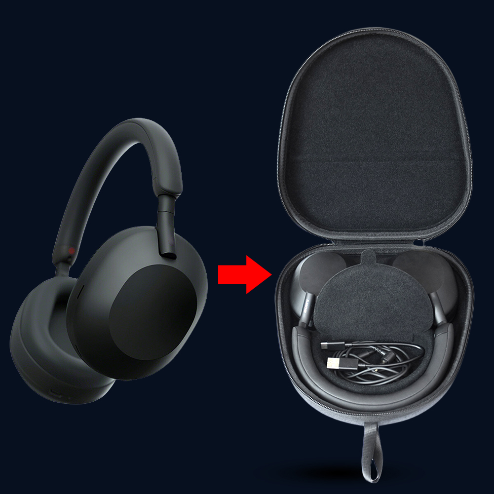 حافظة صلبة واقية من مادة EVA،  - مراجعة Headphone Case Hard وسعره